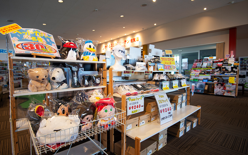 ゴルフショップやクラブ工房